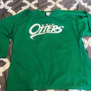 ERIR OTTERS Youth M .. hockey jersey like new #5 on the back…